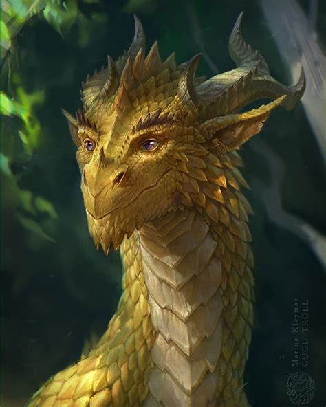 Картинки по запросу Fantasy Golden Dragon Dragon Artwork Beautiful