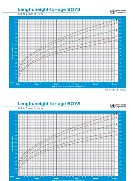 Child Growth Chart Who Boys Z 0 5 Mathematics Nature
