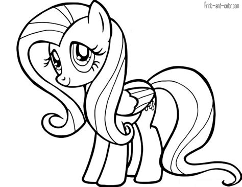 My little pony, friendship is magic pictures are absolute favorites of little girls. My Little Pony coloring pages | Print and Color.com