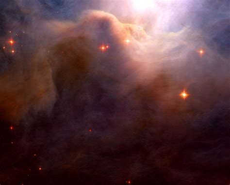 Blushing Dusty Nebula International Space Fellowship