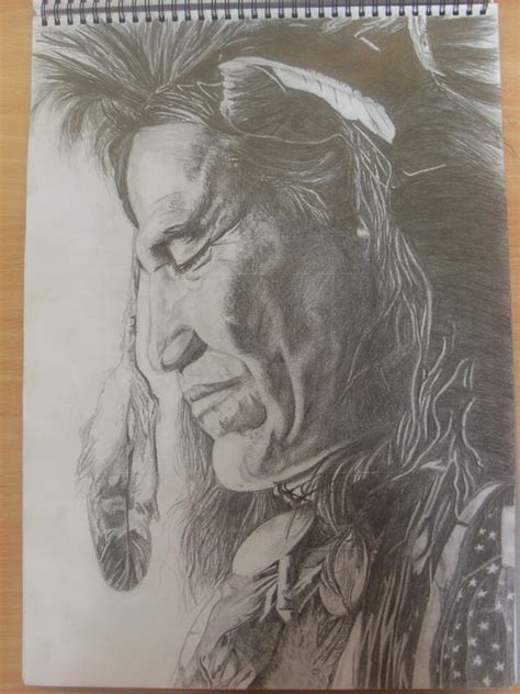 Native American Pencil Drawing By The Artist 89 On Deviantart