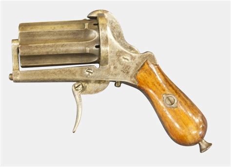 Unmarked Pinfire Pepperbox Revolver 233583 Uk