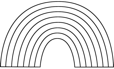 Share this free printable coloring page of rainbow at your classroom, summer school, home. Rainbow - Coloring Pages | Elijah | Pinterest | Coloring ...