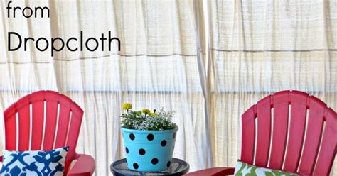 Sweet Charli Diy Outdoor Curtains From Dropcloth Create Your Space