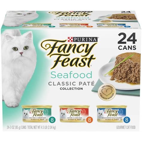 With inspired recipes and real ingredients, fancy feast gourmet cat food, treats and kitten food features savory flavors and delicate textures. (24 Pack) Fancy Feast Grain Free Pate Wet Cat Food Variety ...