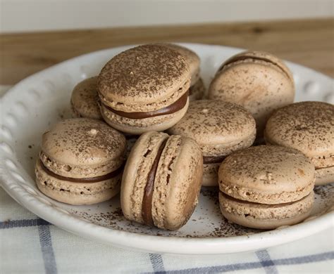 Nutella Macarons A Classic Chewy French Cookie Made With Chocolate