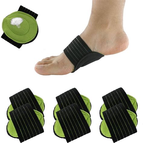 Aptoco 3 Pairs Arch Support Pads Heel Foot Pain Relief Plantar