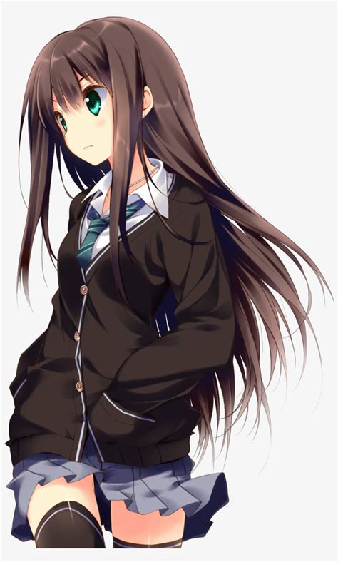 Anime Girls With Brown Hair Png Photo Image Sexiz Pix