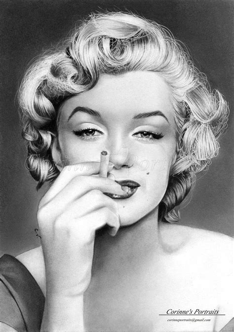 Marilyn Monroe By Sadness40 Pencil Drawing This Image First