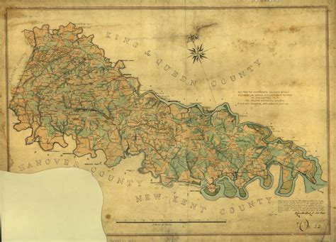 King William County Virginia Map Coriss Cherilynn