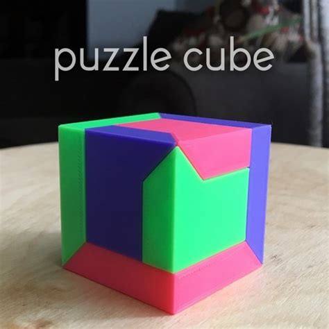 Download Free Stl File Puzzle Cube Easy Print No Support • 3d