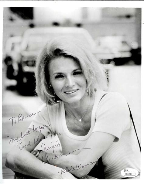 Angie Dickinson Signed Inscribed Police Woman 8x10 Jsa Coa R66814
