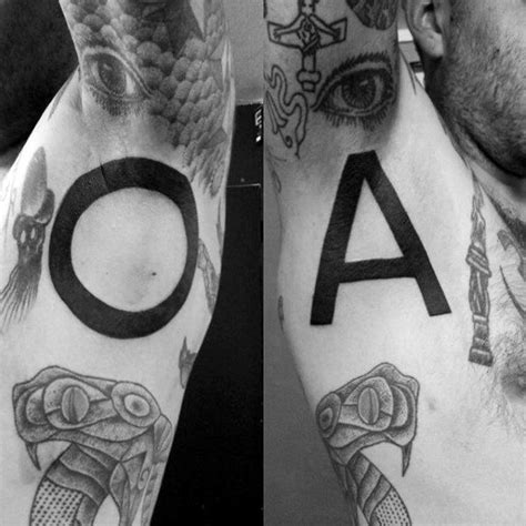 Alpha And Omega Tattoos For Men