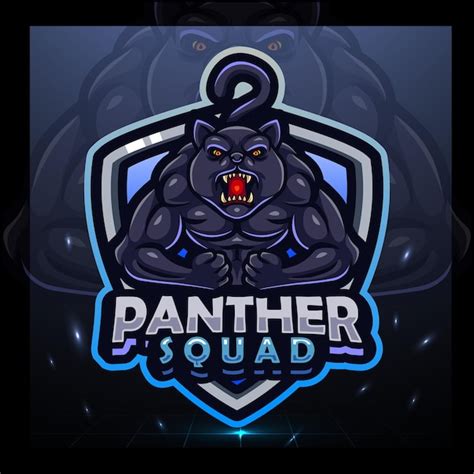 Premium Vector Panther Mascot Esport Logo Design