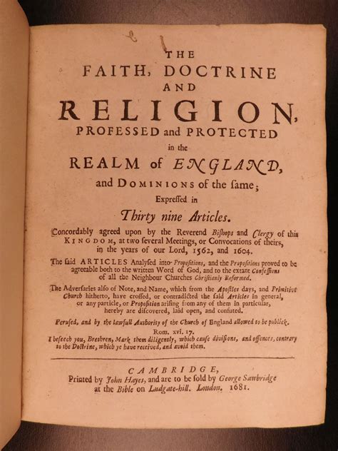 The 39 Articles Reformed Theology At Semper Reformanda