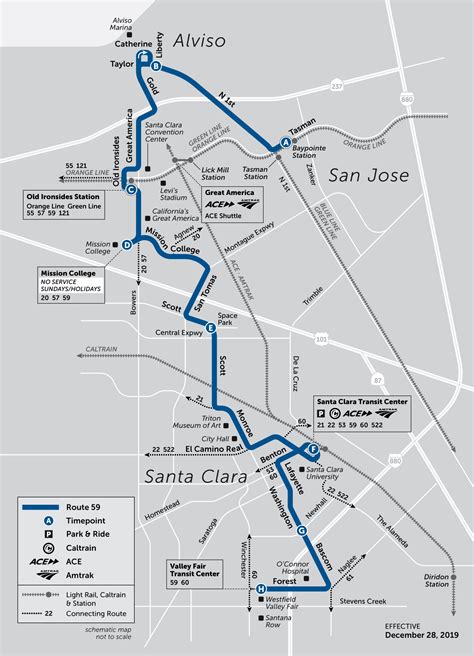 59 Bus Schedule Vta Sf Bay Transit