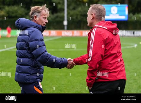 zeist holland women trainer coach andries jonker head coach danny mulder of feyenoord v1