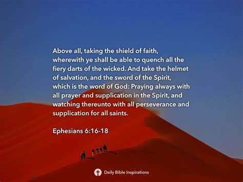 Ephesians 616 18 Daily Bible Inspirations