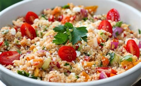 Mediterranean Bulgur Salad with Lemon-Dill Dressing ...