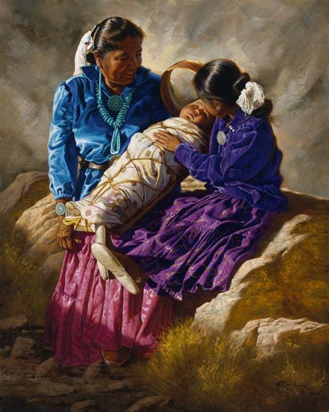Alfredo Rodriguez Kk Native American Paintings Western Paintings