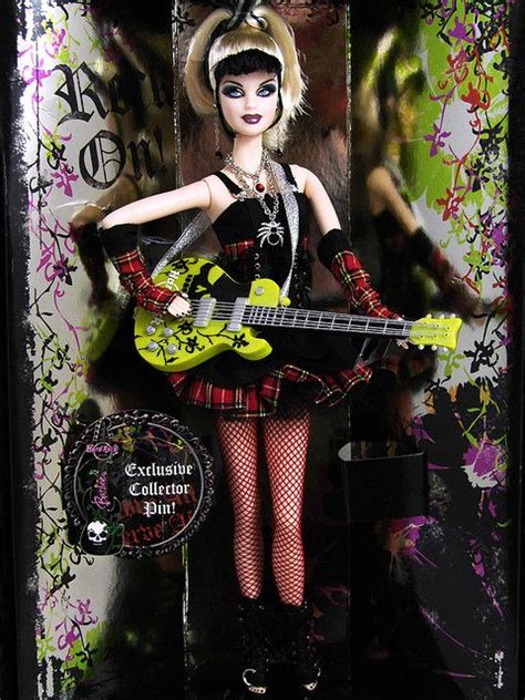 Hrc Barbie Goth Punk Celebrity Barbie Dolls Barbie Fashion Barbie
