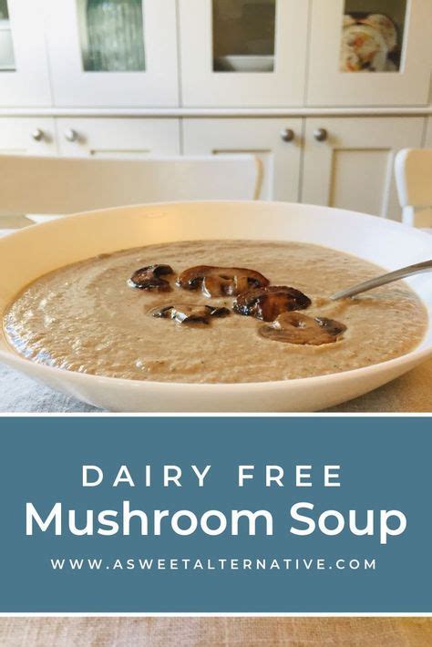 Vegan Mushroom Soup With Cashews Recipe Mushroom Soup Recipes