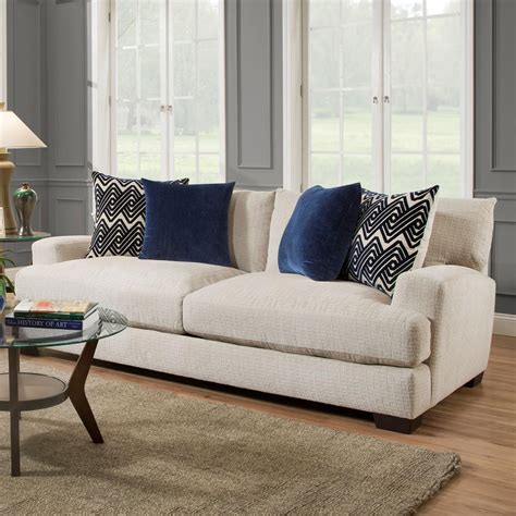 American Furniture 1600 Contemporary Sofa With Gel Infused Cushions