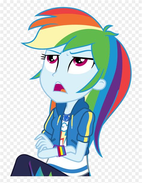 Equestria Girls Rainbow Dash Mad