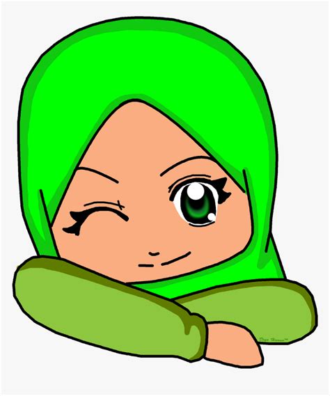 Kartun Kepala Anak Muslim Hd Png Download Transparent Png Image