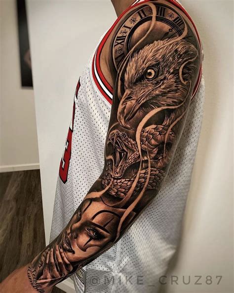 Artist Mikecruz87 Tattoos Arm Tattoos For Guys Black Tattoos