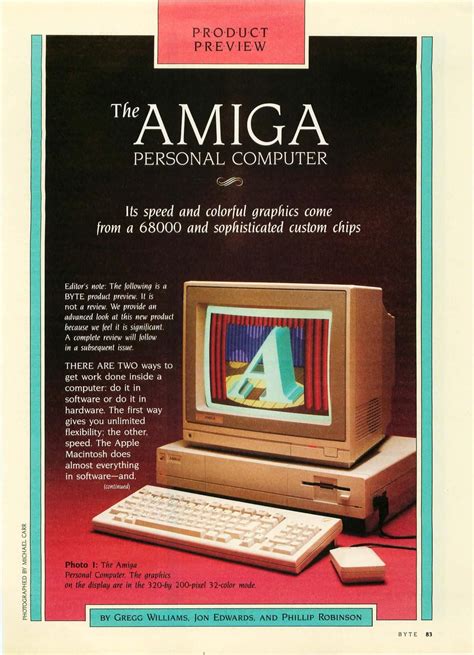 Vintage Amiga Personal Computer Ad