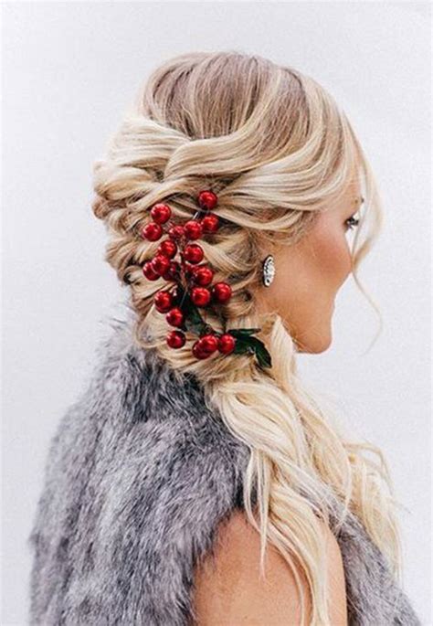 Christmas Themed Hairstyle Ideas For Short And Long Hair 2020 Modern