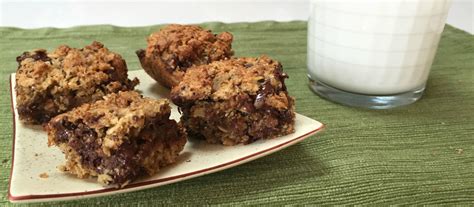 And, since they're bars, they're really easy to make. Easy Oatmeal Chocolate Chip Bars | Alberta Milk