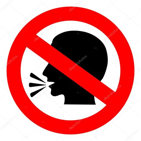 Vector No Talking Sign Stock Vector By ©arcady 18523125