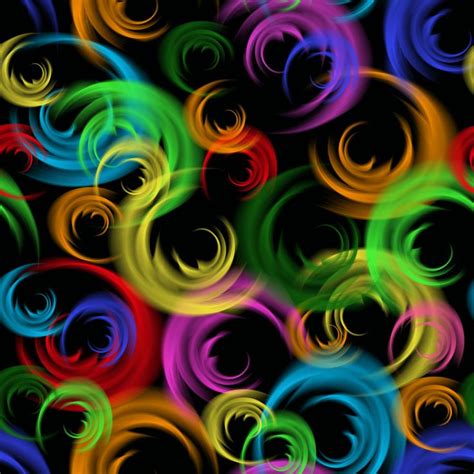 Bright And Colorful Color Swirl Rainbow Wallpaper Swirls