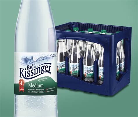 Bad Kissinger Natriumarmes Mineralwasser mit Kohlensäure