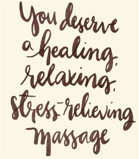 Benefits Of Massage Therapy Quotes Lakenya South