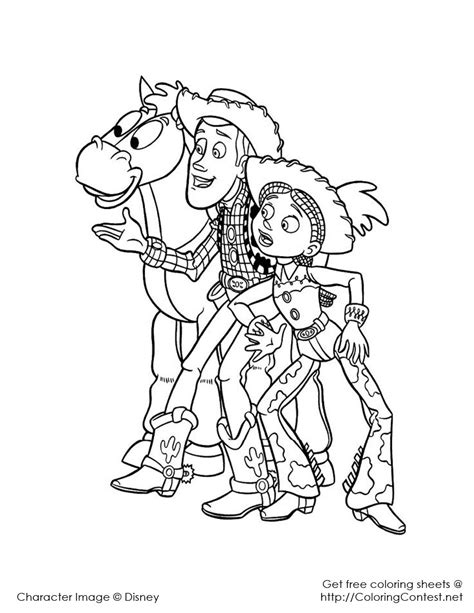 Superman coloring pages to print. Woody and Jessie | Toy story coloring pages