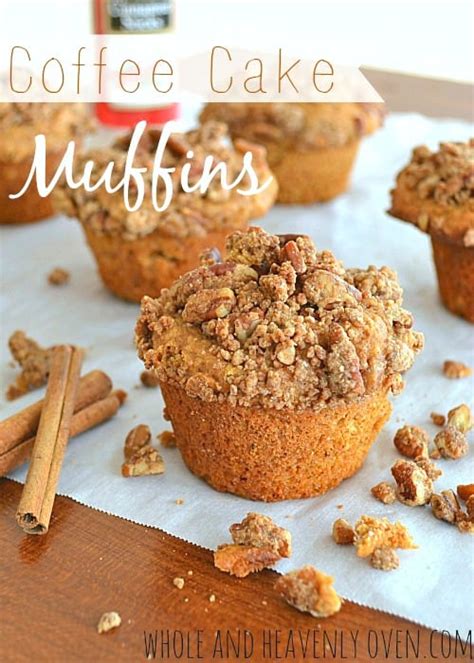 Coffee Cake Muffins Whole And Heavenly Oven