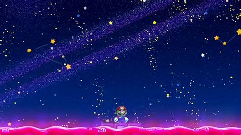 Id Like To Use The Mario Stary Sky As A Desktop Background Without