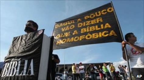 Brazil Gay Rights Progress Highlights Deep Divisions Bbc News