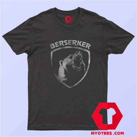 Berserker Bear Warriors Norse Mythology T Shirt