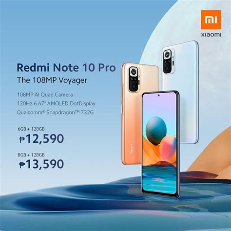 Xiaomi Reveals Redmi Note 10 Pro Price In The Philippines