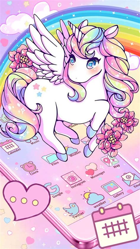 Tons of awesome cute unicorn wallpapers to download for free. Cute Unicorn 🦄 Themes HD Wallpapers - Free Live HD ...