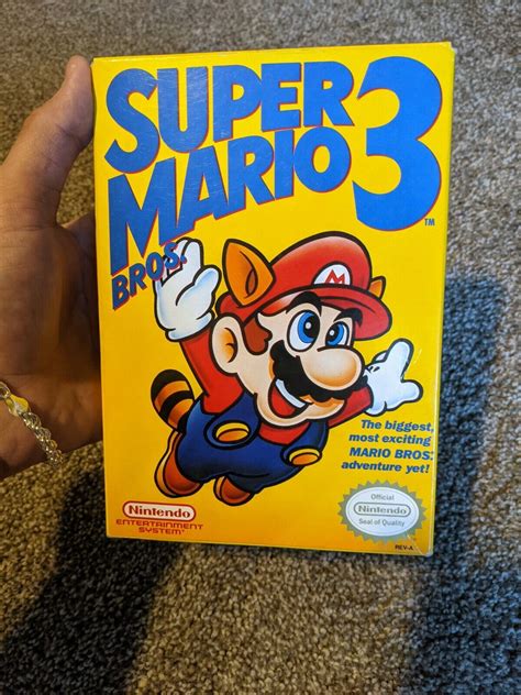 Super Mario Bros 3 Left Bros First Print Cib Complete In Box