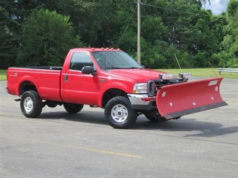 Purchase Used 2003 Ford F 350 Sd Xlt 4x4 Western Snow Plow Truck 43k