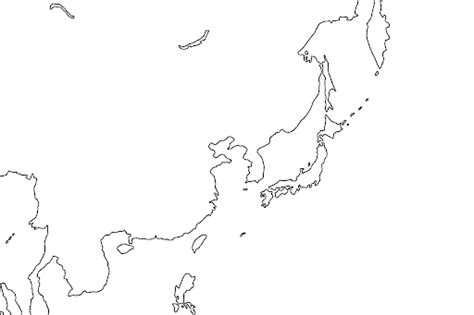 Free Detailed Printable Blank Map Of Asia Template PDF