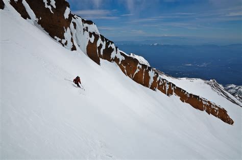 Skiing Off The Summit Of Mt Shasta May 2012 Backcountry Skiing