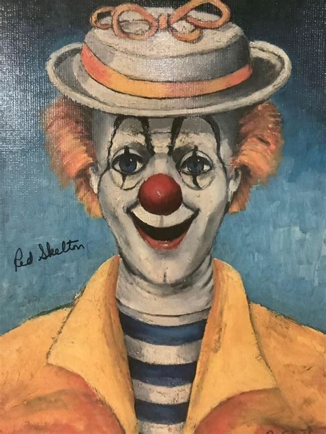 Sold Price Girl Clown Framed Red Skelton Ltd Ed Repro Canvas Print Wcoa D 3305000