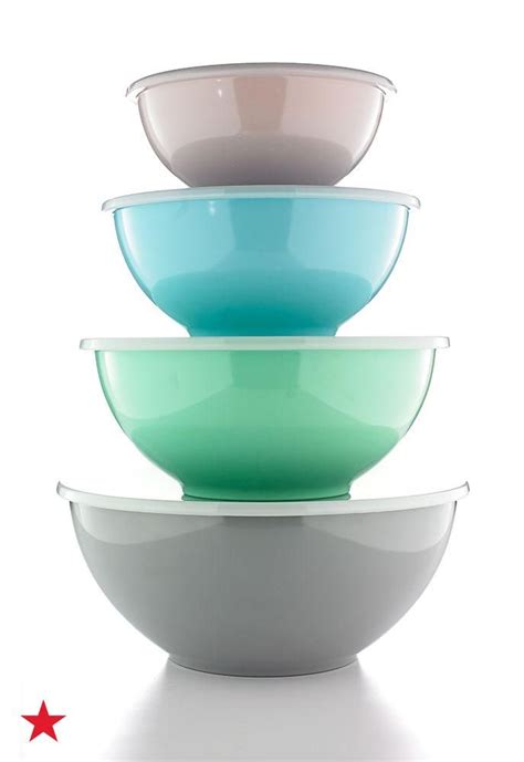 Martha Stewart Collection 8 Pc Pastel Melamine Bowl Set Created For
